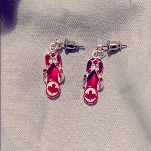 CANADA FLIP FLOP EARRINGS